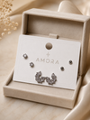 Moon Crest Earring Set