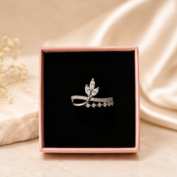 Crowned Vine Ring