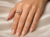 Moon & Star ring