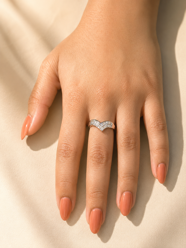 Crystal Cascade ring