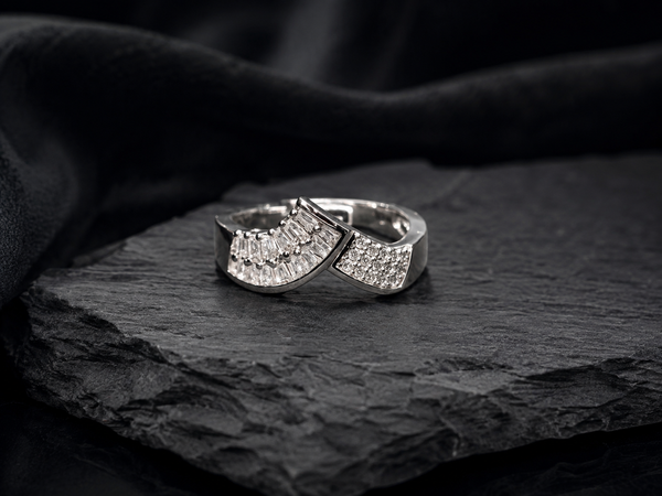 Crystal Cascade ring