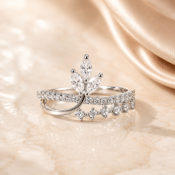 Crowned Vine Ring